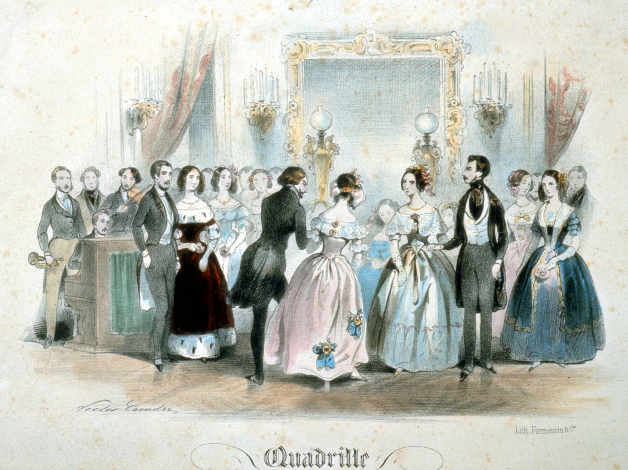 Gravure uit het midden van de 19e eeuw door Unknown artist