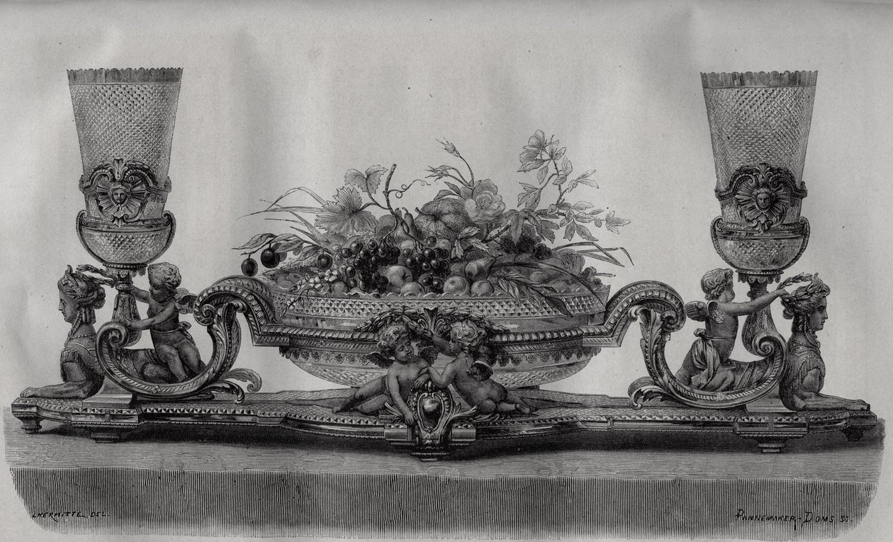 Bijzonder in kristal van de Baccarat-fabriek - gravure in 
