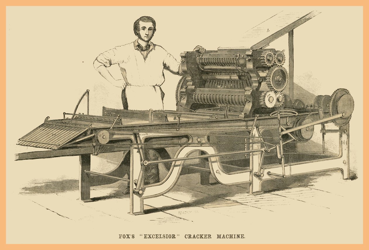 Foxs Excelsior Cracker Machine door Unknown Artist