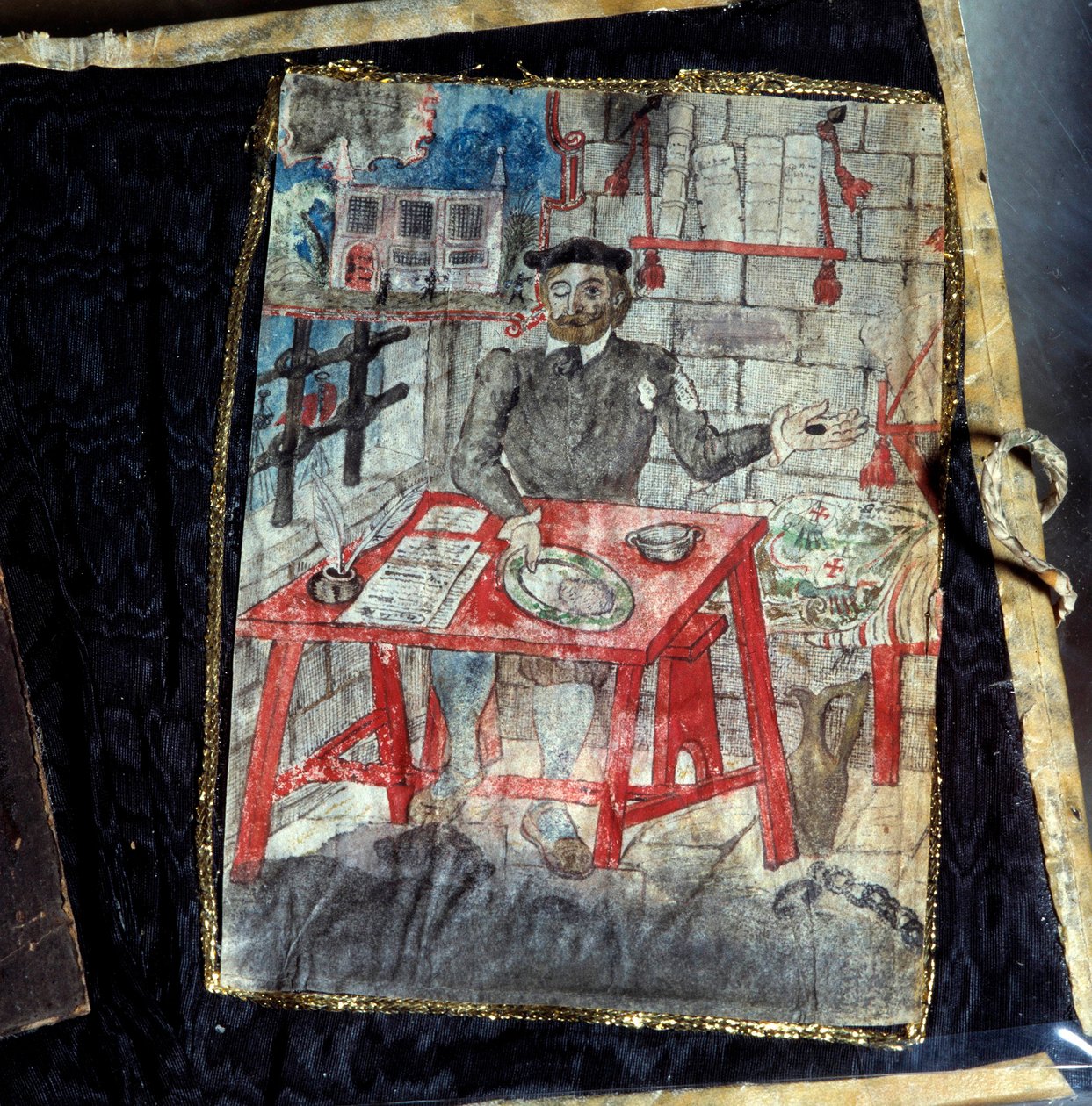 Frontispice van de gedichtenbundel van de Portugese dichter Luis Vaz de Camoes door Unknown artist