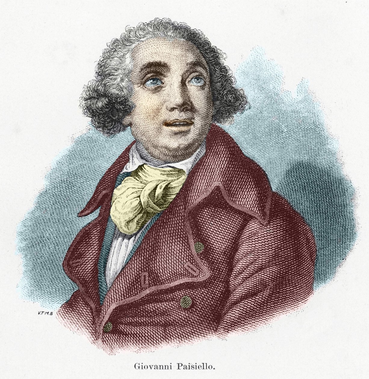 Giovanni Paisiello (1740-1816), Italiaanse componist door Unknown artist