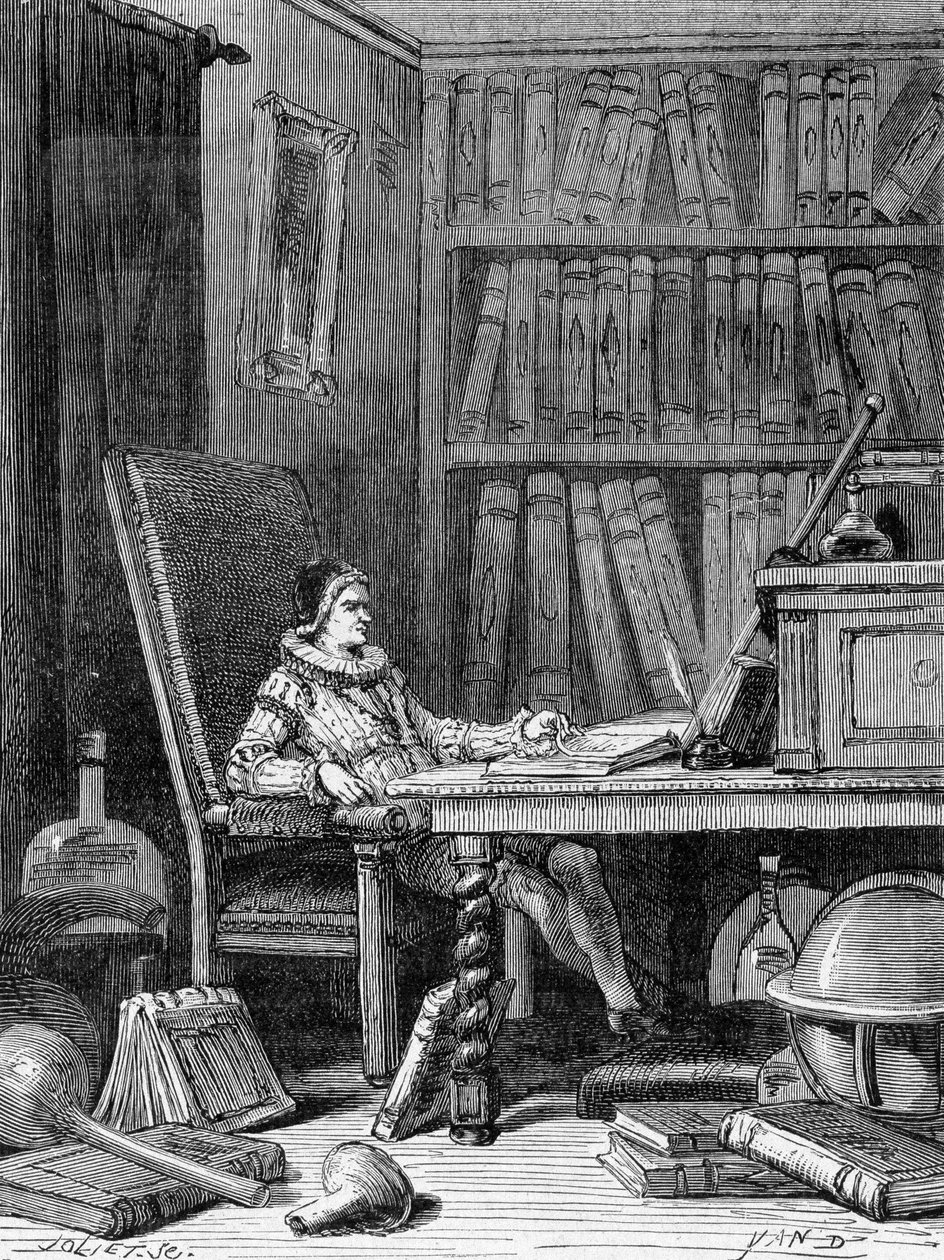 Guillaume Gilbert (1540 - 1603) schrijft zijn verhandeling 
