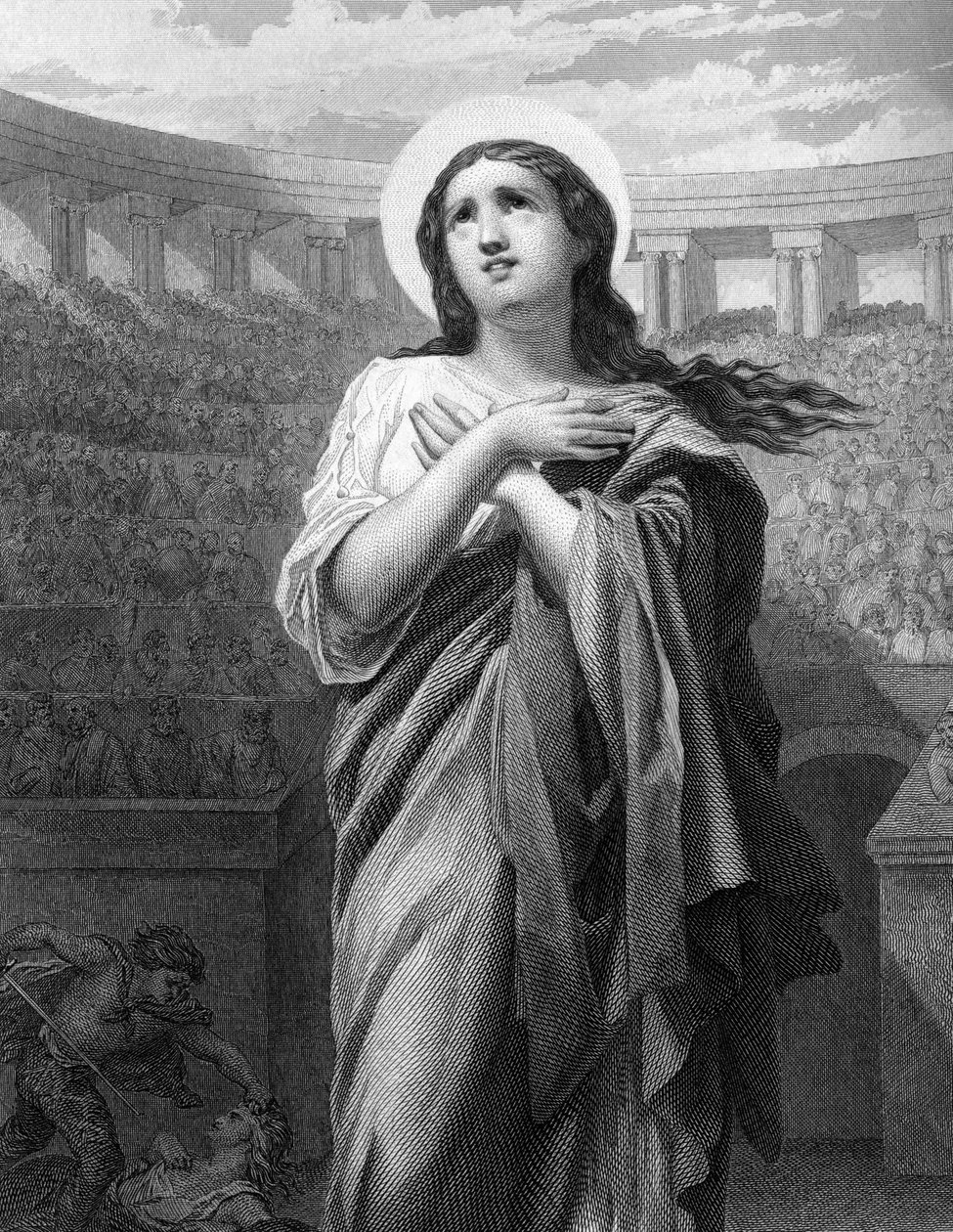 Heilige Felicitas. Weduwe en Romeinse martelaar. (II eeuw) in 