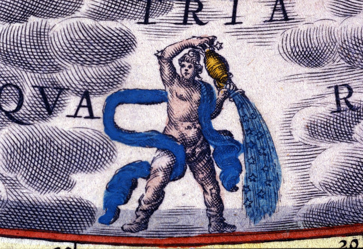 Horoscoop: sterrenbeeld Waterman door Unknown artist