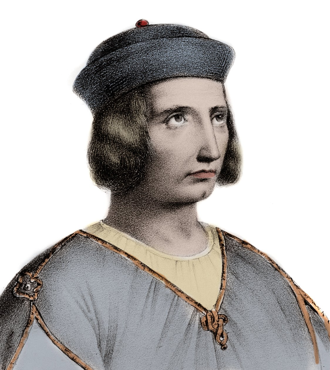 Humbert III, Graaf van Savoye - Humbert III van Savoye (Humbert III van Maurienne) de Zalige 1136-1189 - gravure door Unknown artist