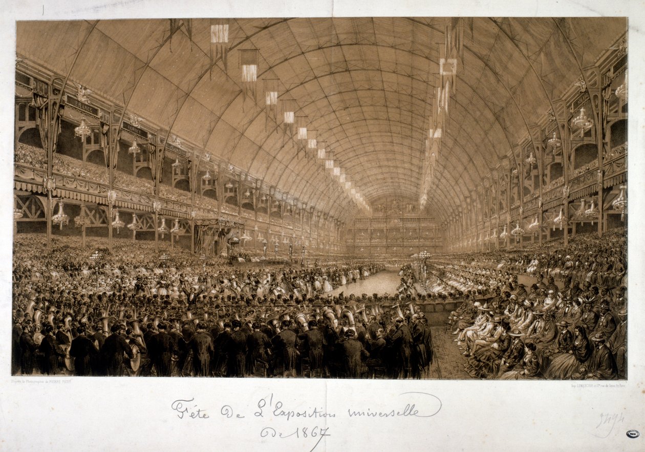 Illustratie van de Internationale Tentoonstelling van 1867 (Exposition Universelle d