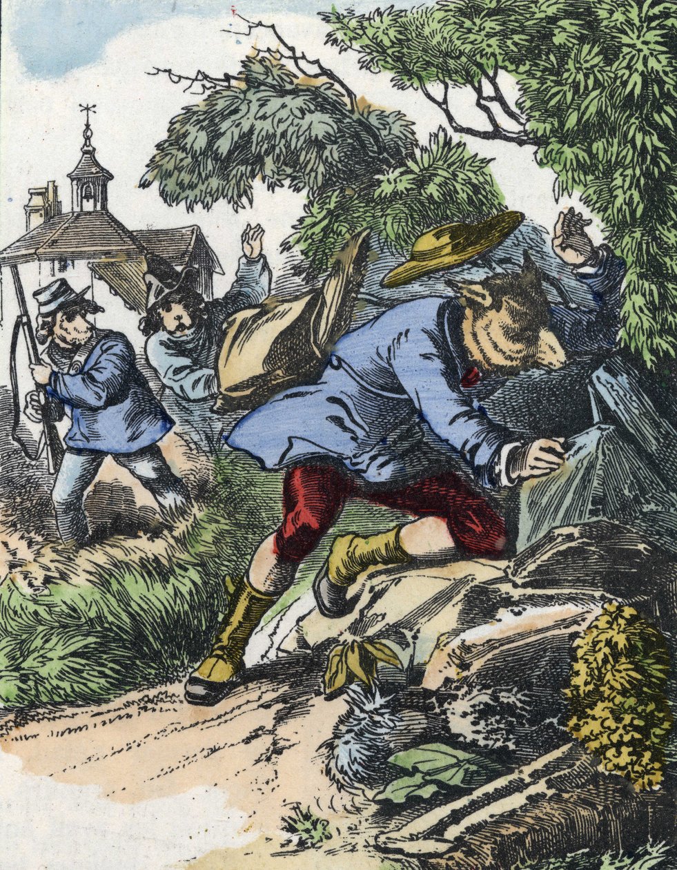Illustratie van het sprookje 