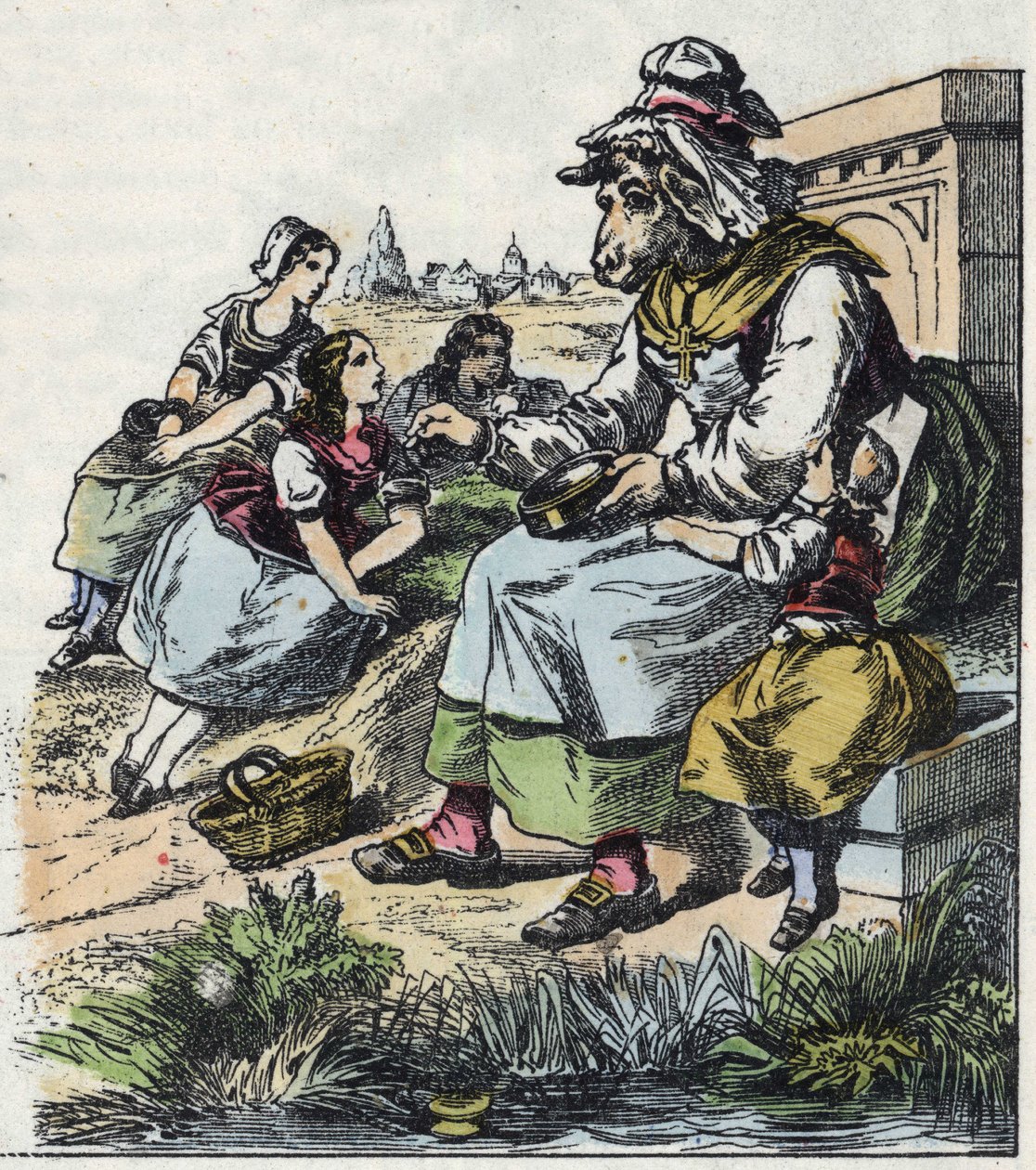 Illustratie van het sprookje 
