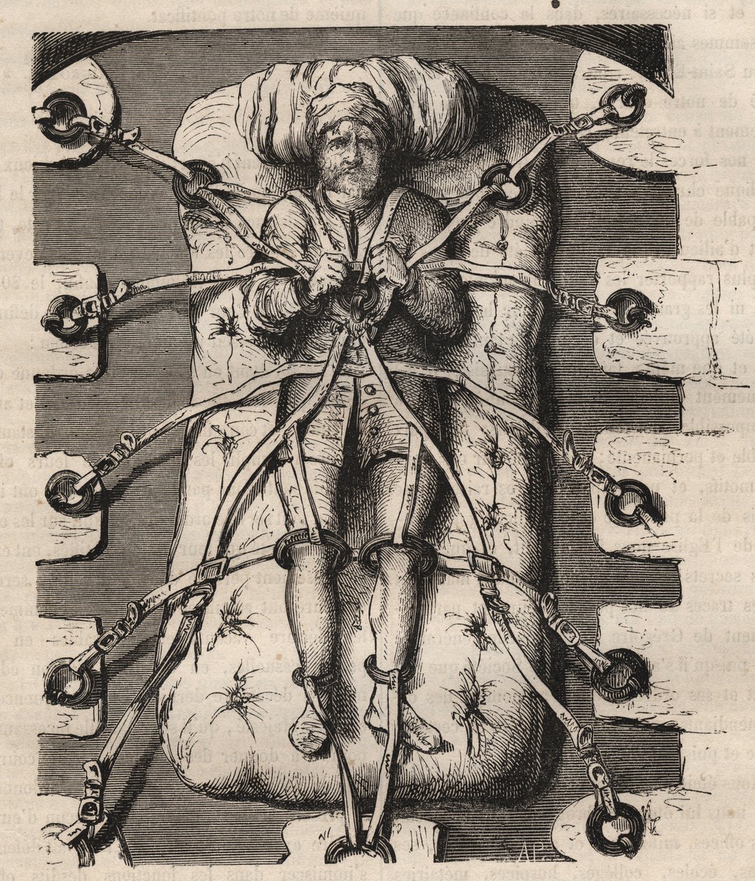 Ondervraging van Robert Francois Damiens door Unknown artist