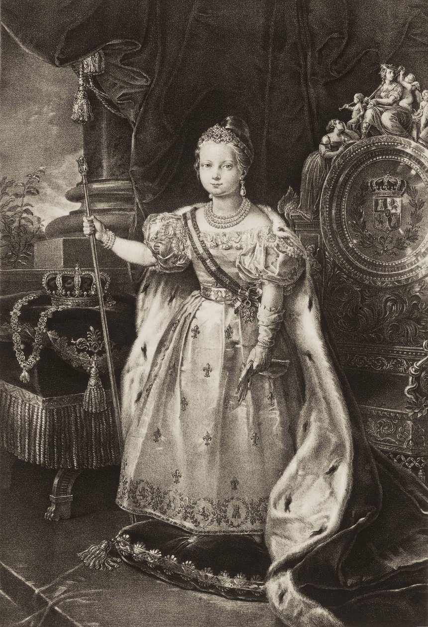 Isabella II (1830-1904). Koningin van Spanje door Unknown artist