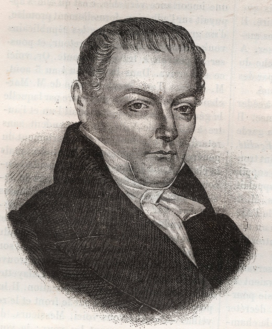 Jacques François Nicolas Bavoux 1774-1848 magistraat en politicus door Unknown artist