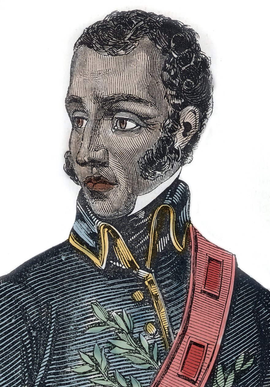 Jean-Pierre Boyer, president van Haïti van 1818 tot 1843 - Jean Pierre Boyer (1776-1850) Haïtiaanse politicus door Unknown artist