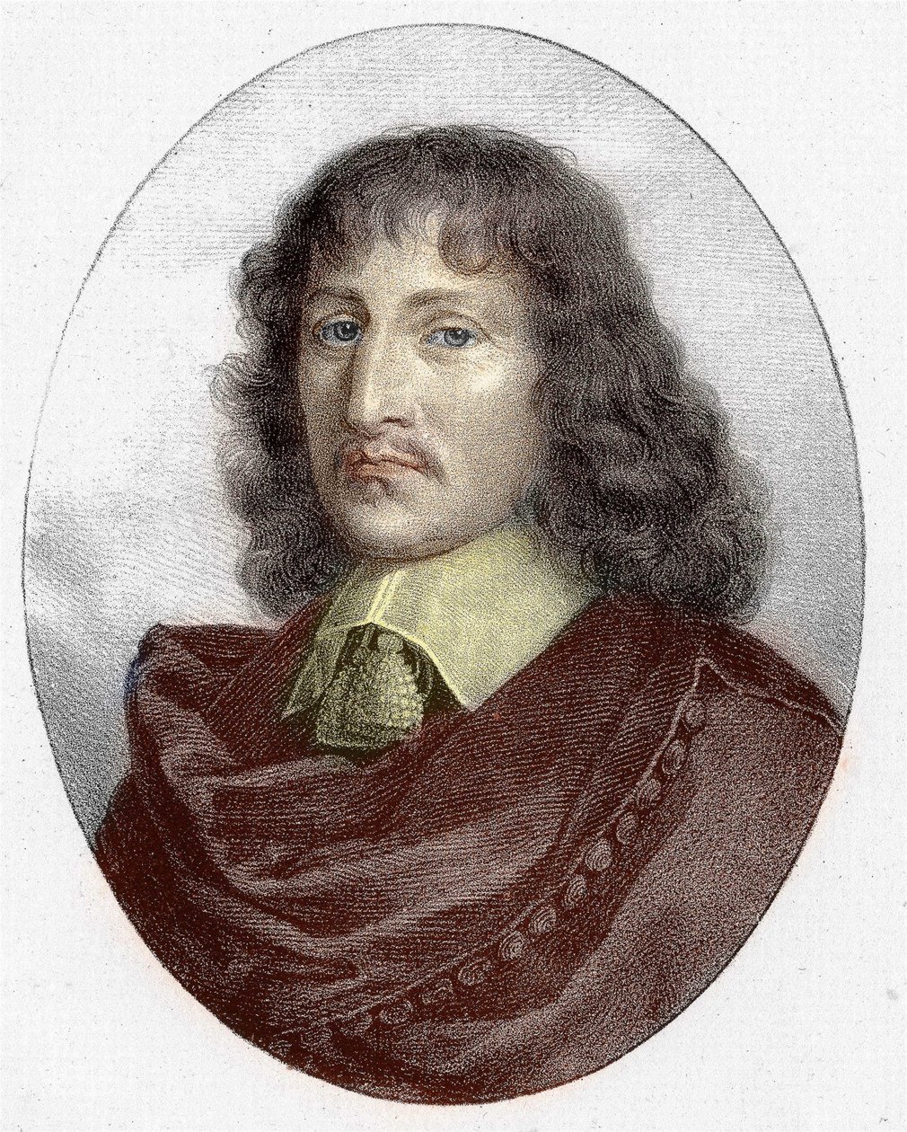 Jean Mairet (1604-1686) Franse dichter. door Unknown artist