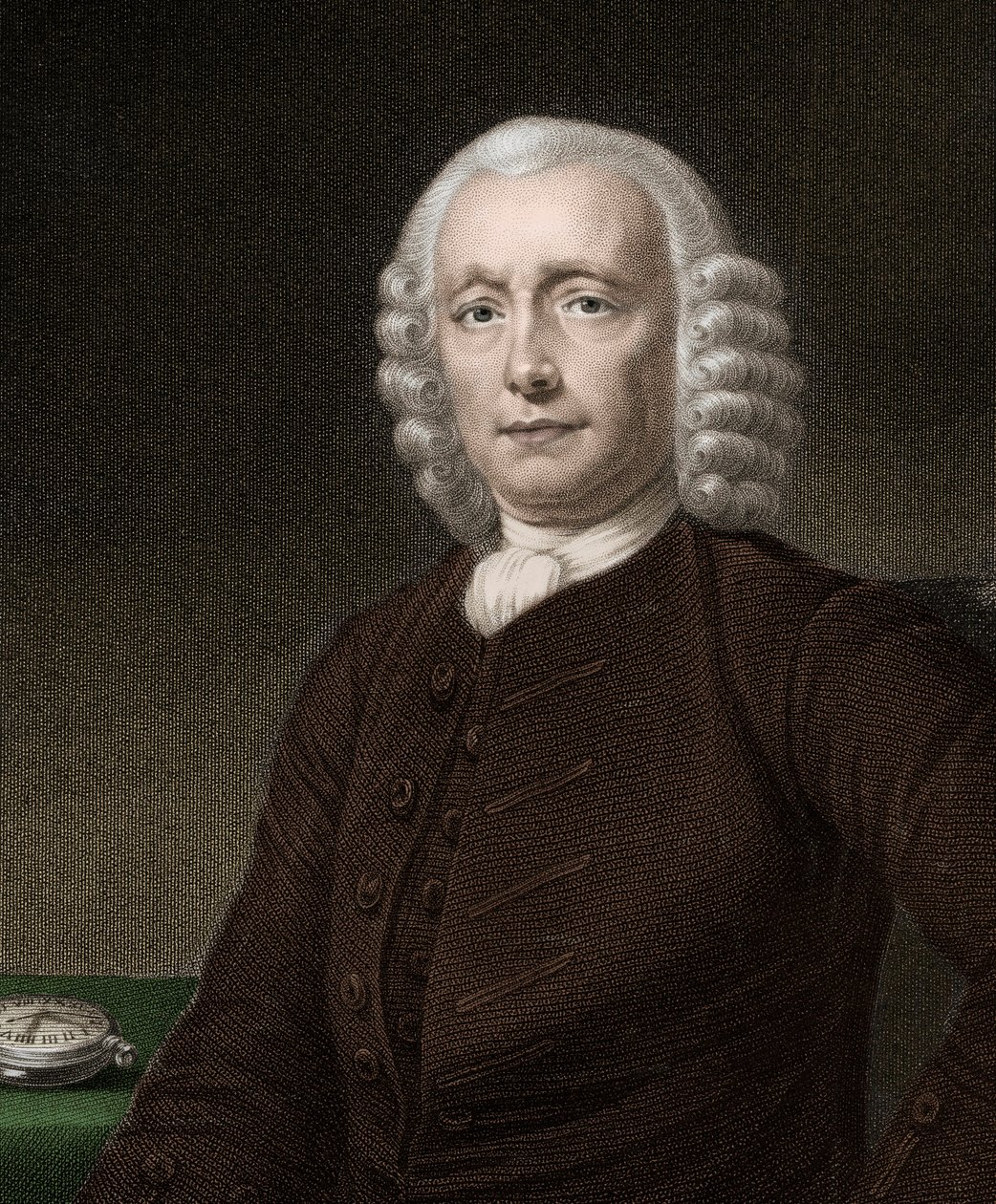 John Harrison 1693-1776 - gravure - 19e eeuw door Unknown artist