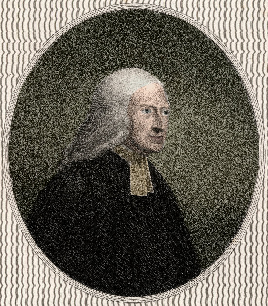 John Wesley - gravure - 19e eeuw door Unknown artist