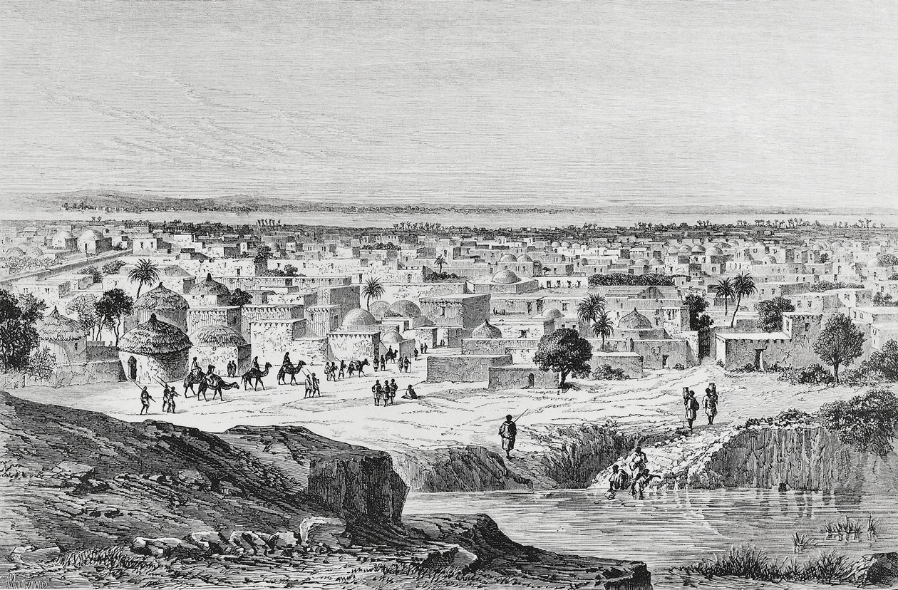 Kano stad, Nigeria door Unknown artist