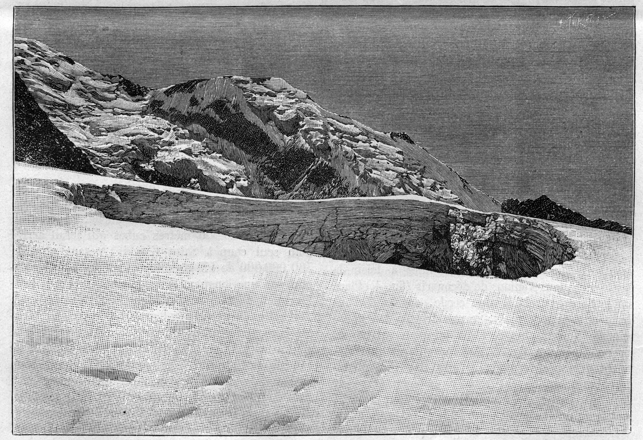 De ramp van Saint-Gervais of ramp van de gletsjer van de Tete Rousse (departement Haute-Savoie) (12-13 juli 1892) - Cirque d