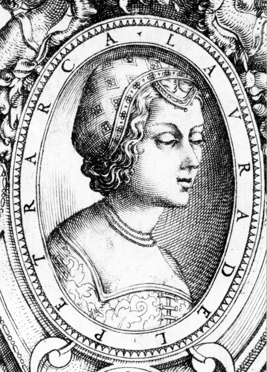Laure de Noves door Unknown artist