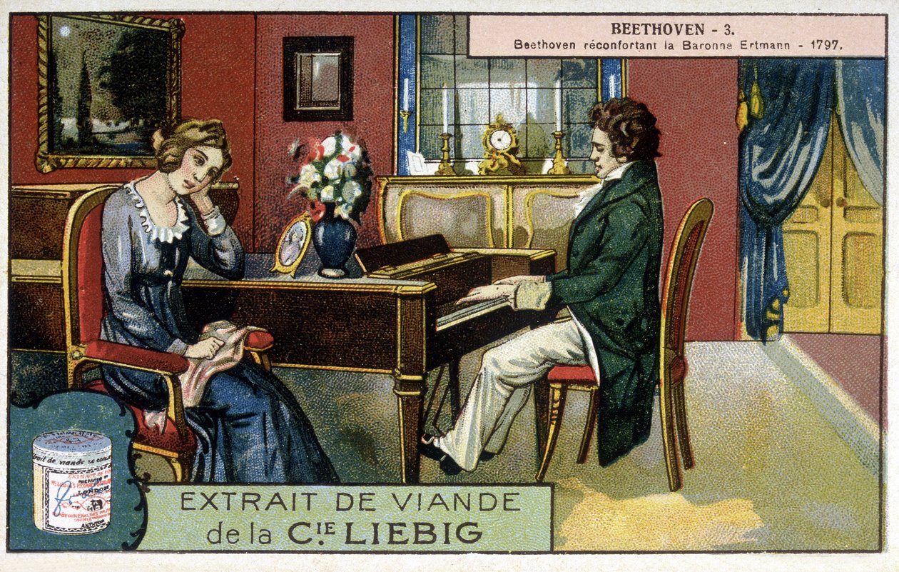 Liebig chromolithografie door Unknown artist
