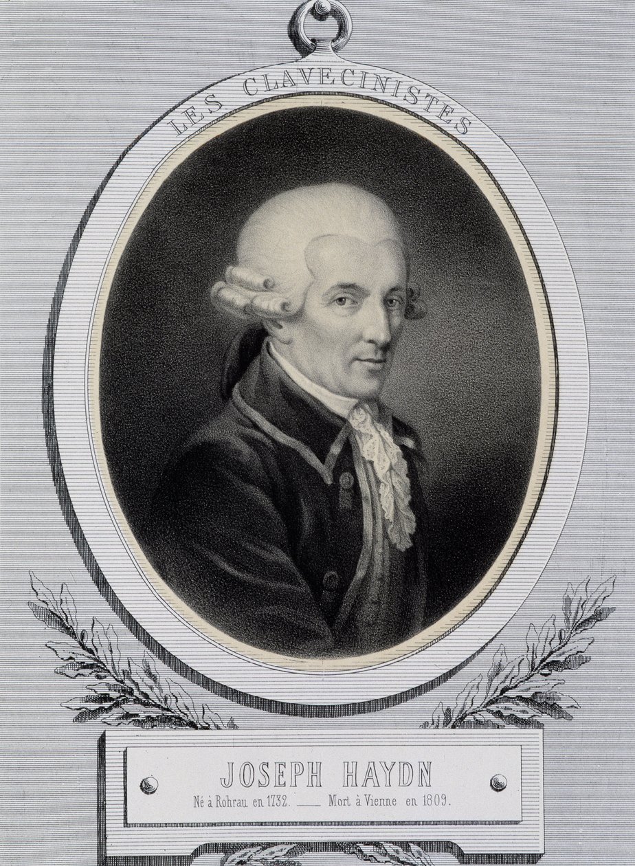 Medailonportret van Musicus Franz Joseph Haydn (1732-1809) door Unknown artist