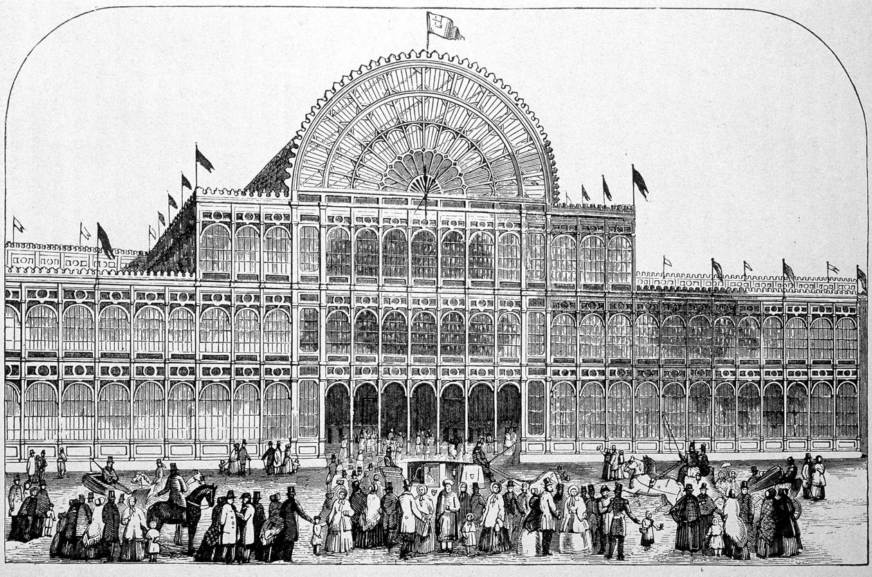 Londense Internationale Tentoonstelling 1851 (Crystal Palace in Hyde Park) door Unknown artist