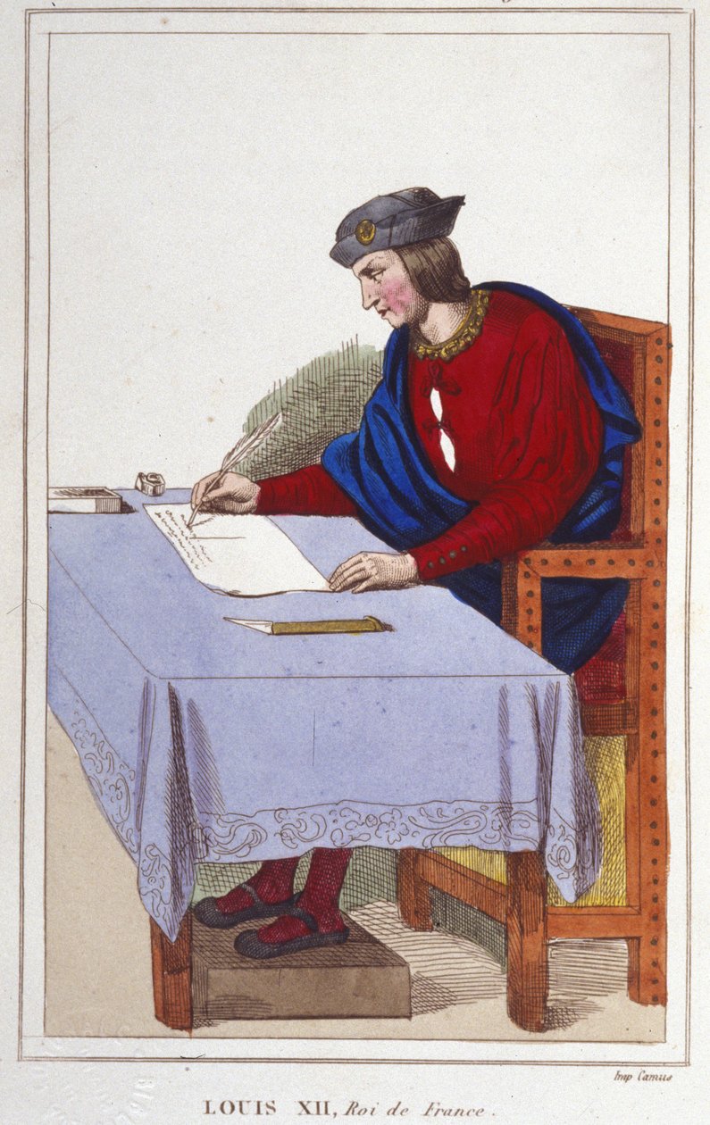 Lodewijk XII (1462 -1515), koning van Frankrijk door Unknown artist