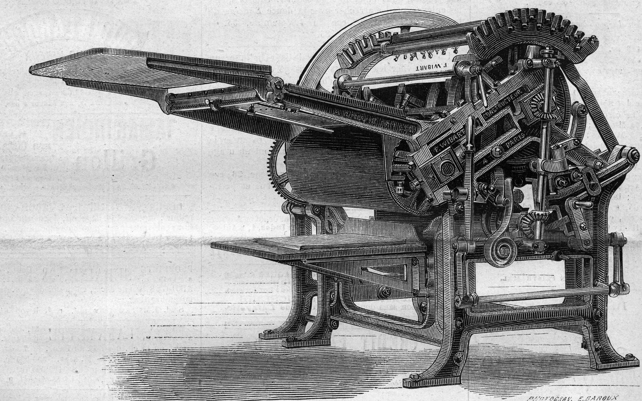 Machine gebruikt voor zinkografie door Unknown artist