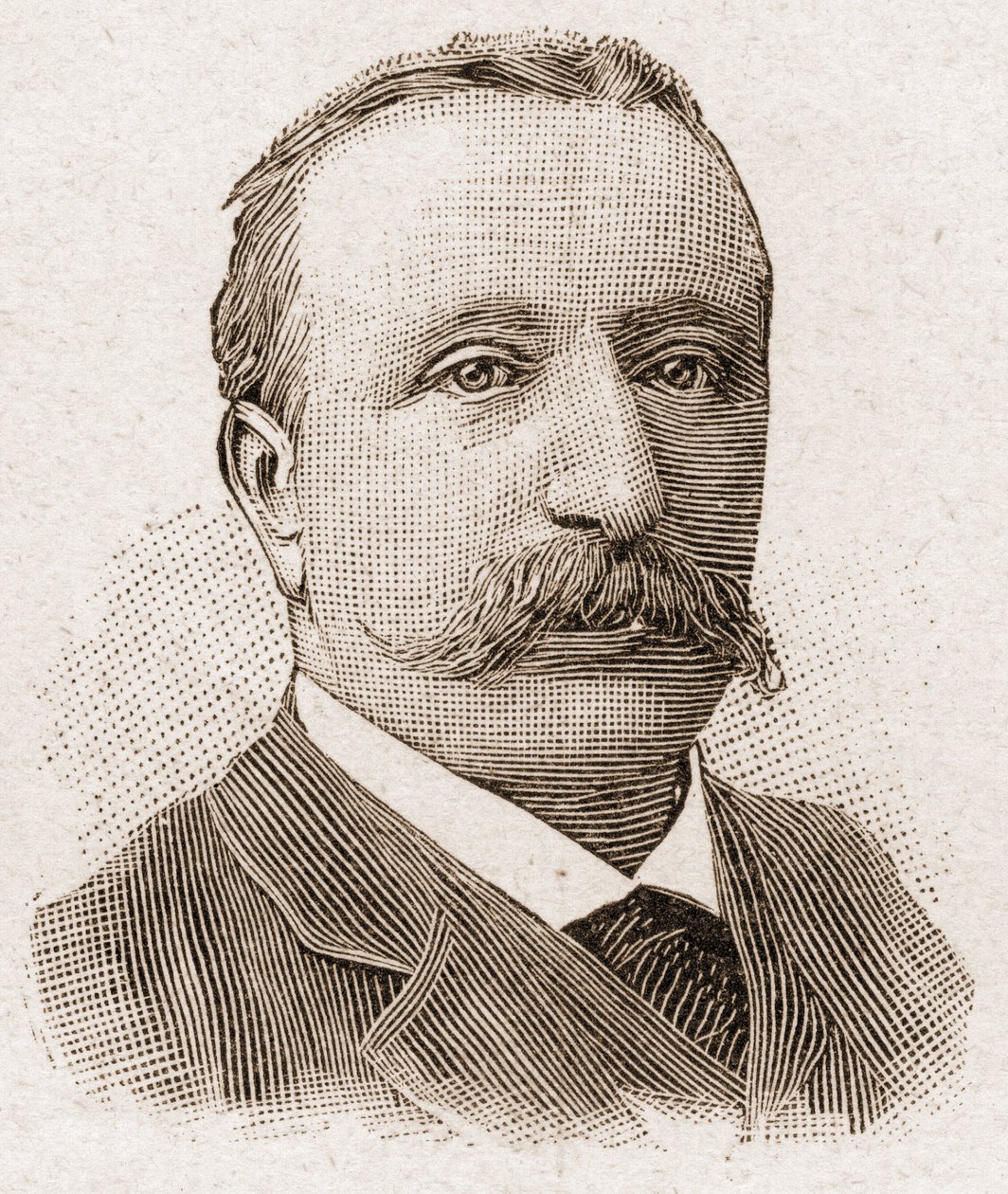 Leden van de Académie Française in 1895: portret van Albert Sorel (1843-1906), Franse historicus. door Unknown artist