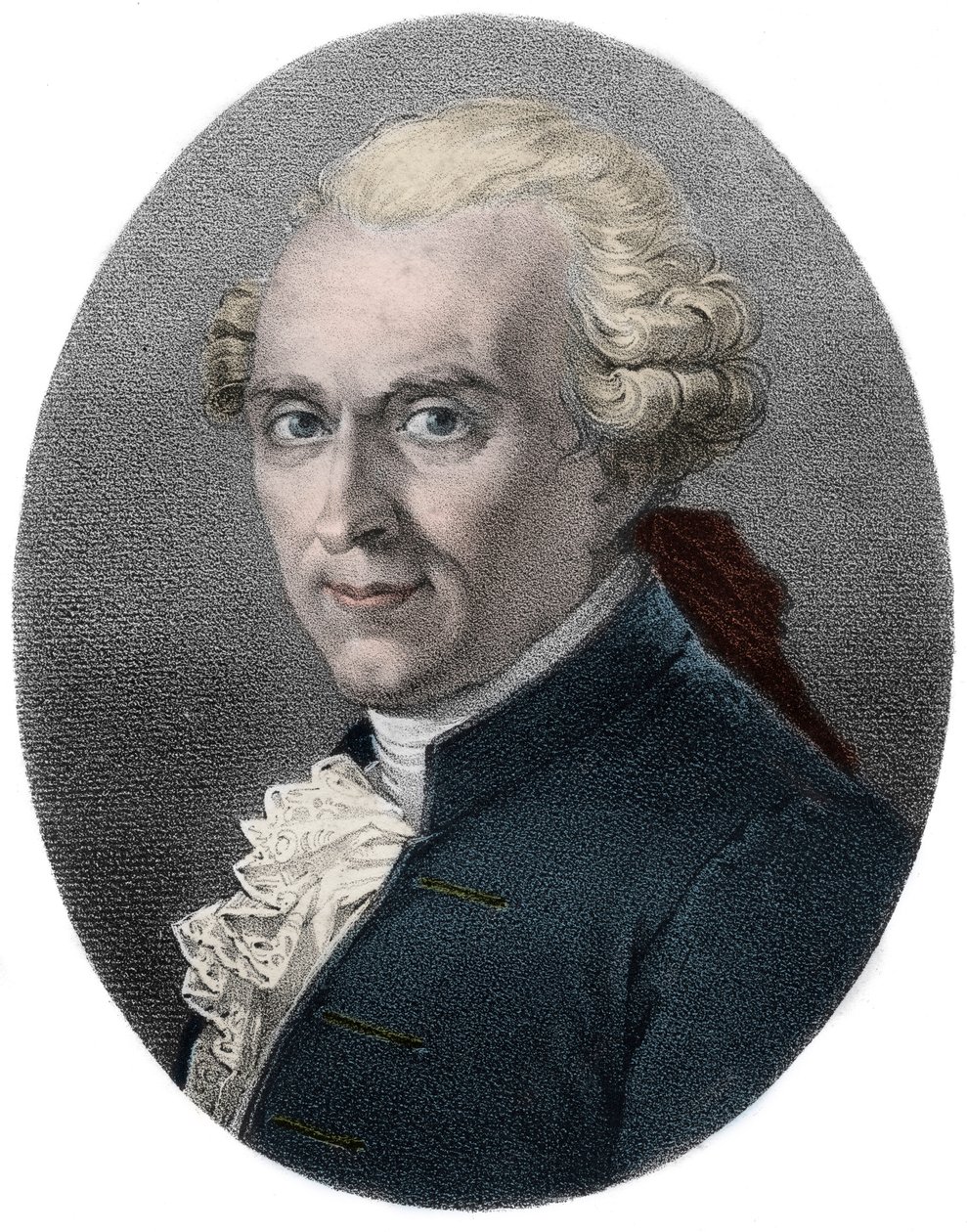 Michel-Jean Sedaine (1719-1797), Franse toneelschrijver en librettist - gravure door Unknown artist