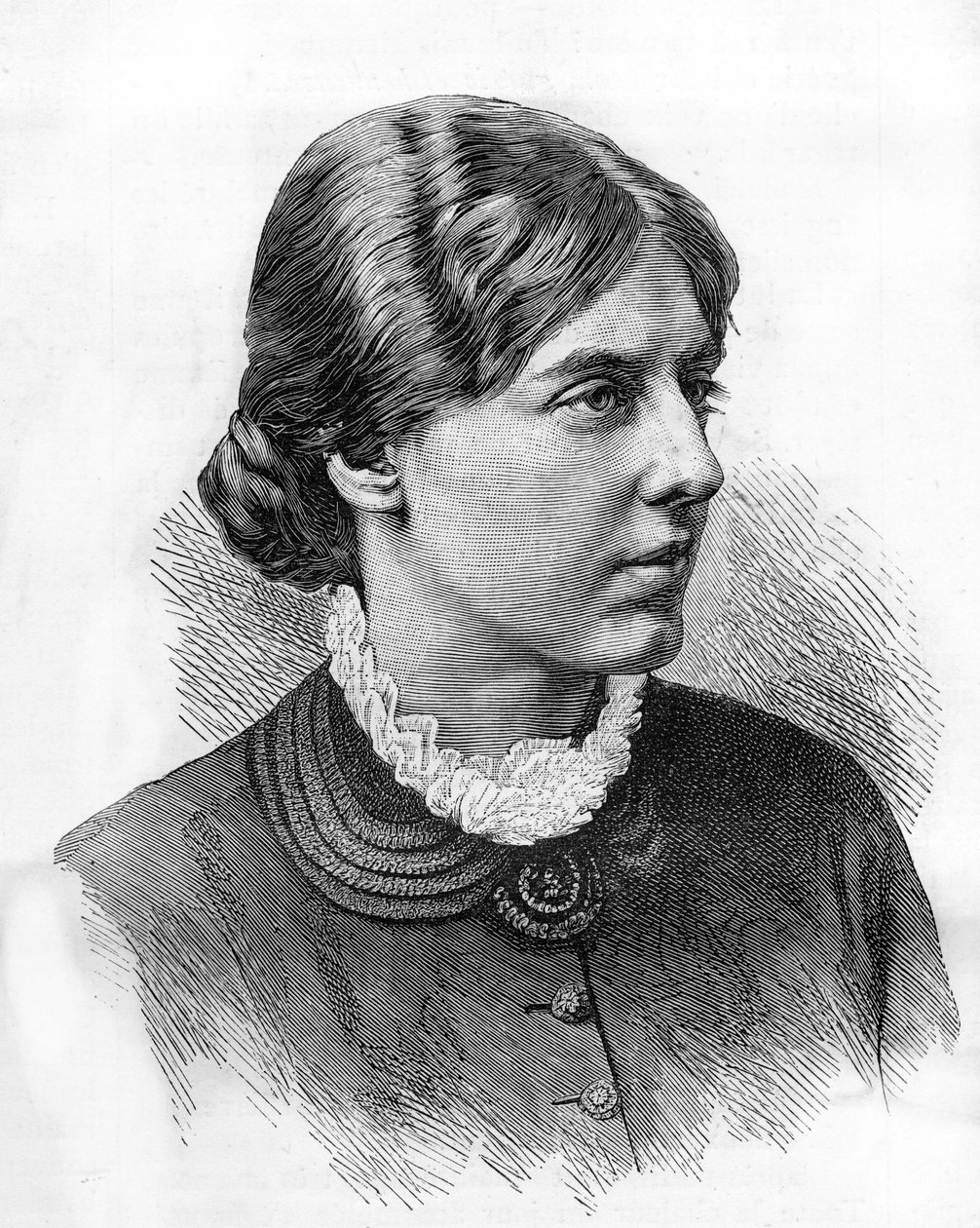 Miss Kate Booth, maarschalk van het Leger des Heils. door Unknown artist