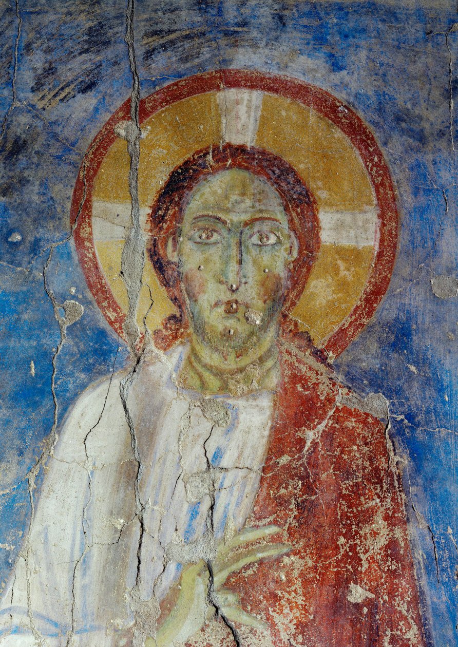Muurschilderingen in de kerk van het benedictijnenklooster van Lambach, Opper-Oostenrijk (fresco) door Unknown artist