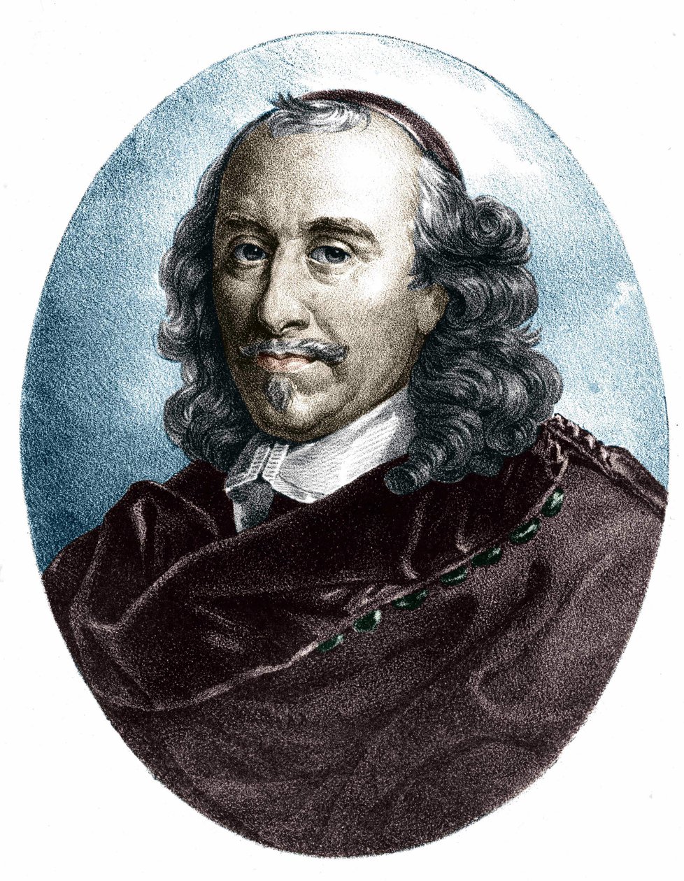 Pierre Corneille (1606 - 1684), Franse dramatische dichter door Unknown artist