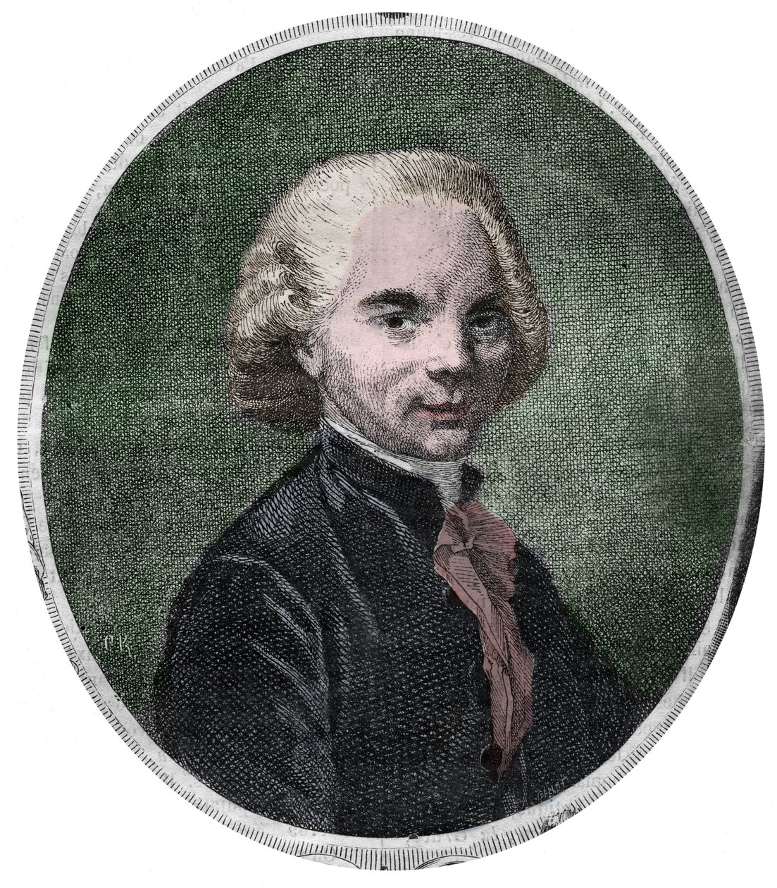 Portret van Abbe Delille. Jacques Delille, Franse dichter en geestelijke (1738-1813). door Unknown artist