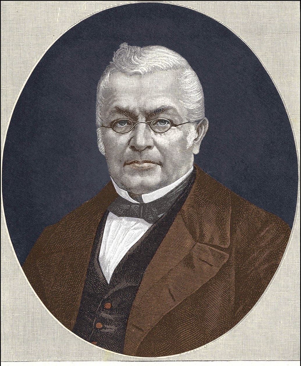 Portret van Adolphe Thiers (1797-1877) - kleurenafdruk door Unknown artist