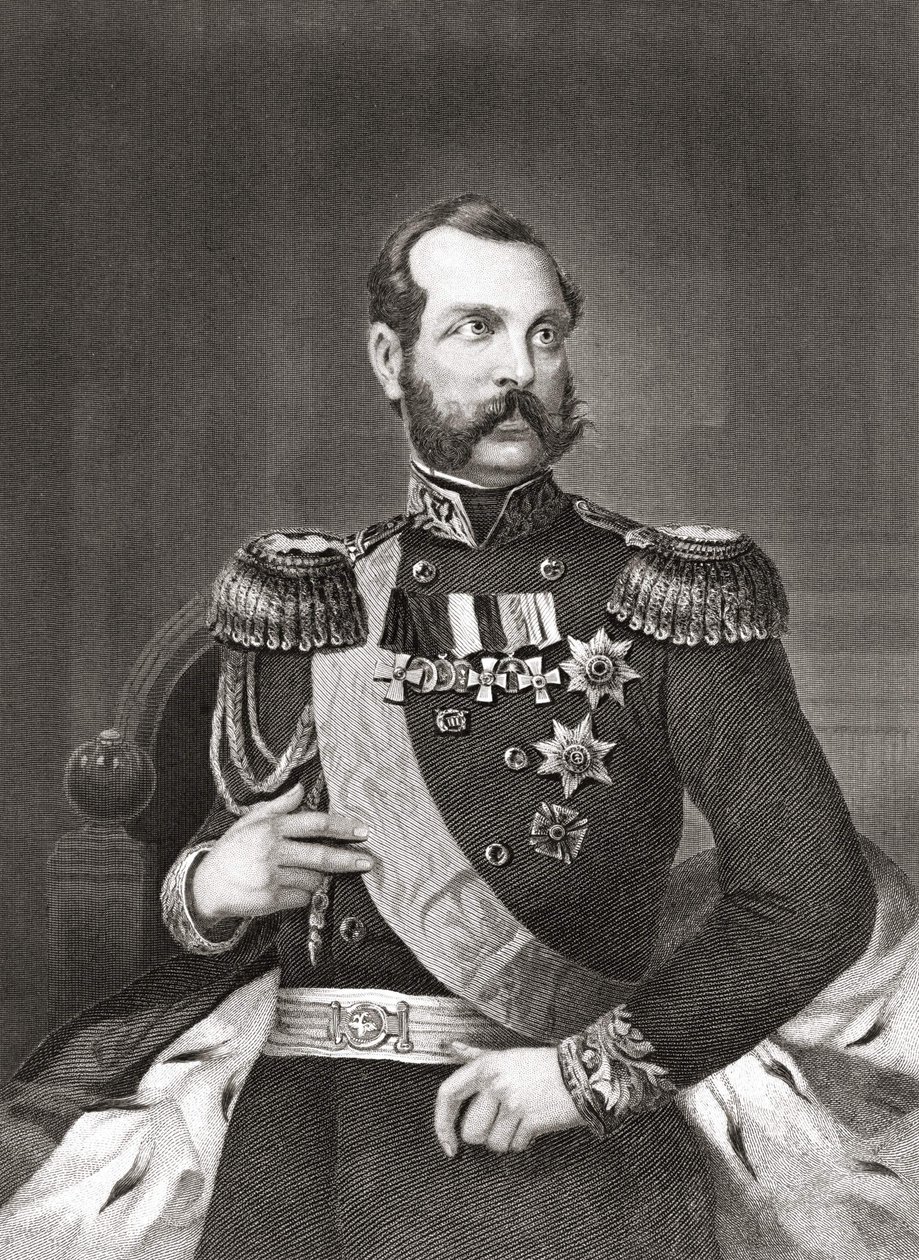 Portret van Alexander II Nikolajevitsj (1818 - 1881), keizer van Rusland door Unknown artist