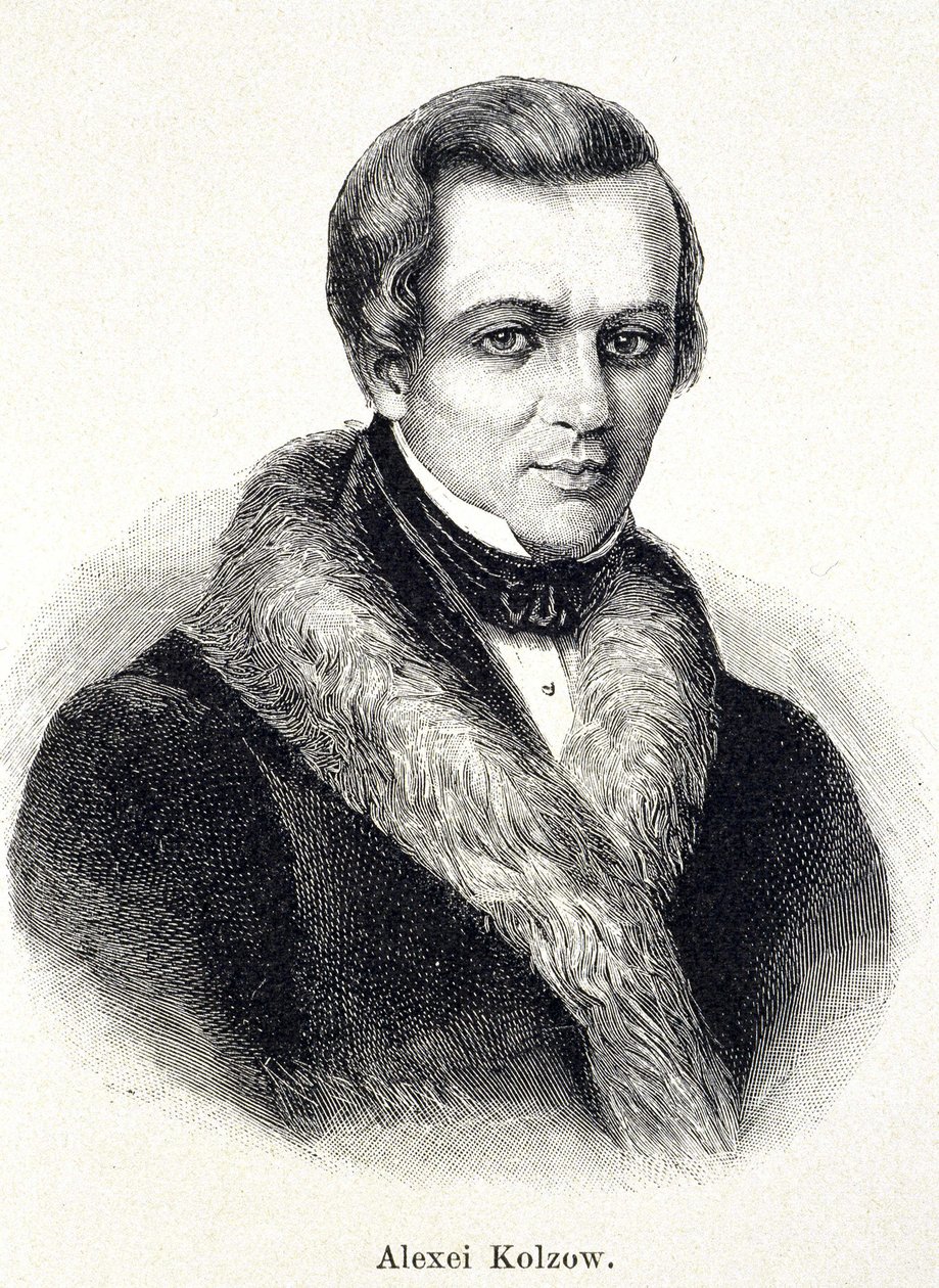 Portret van Alexei Kolzow door Unknown artist