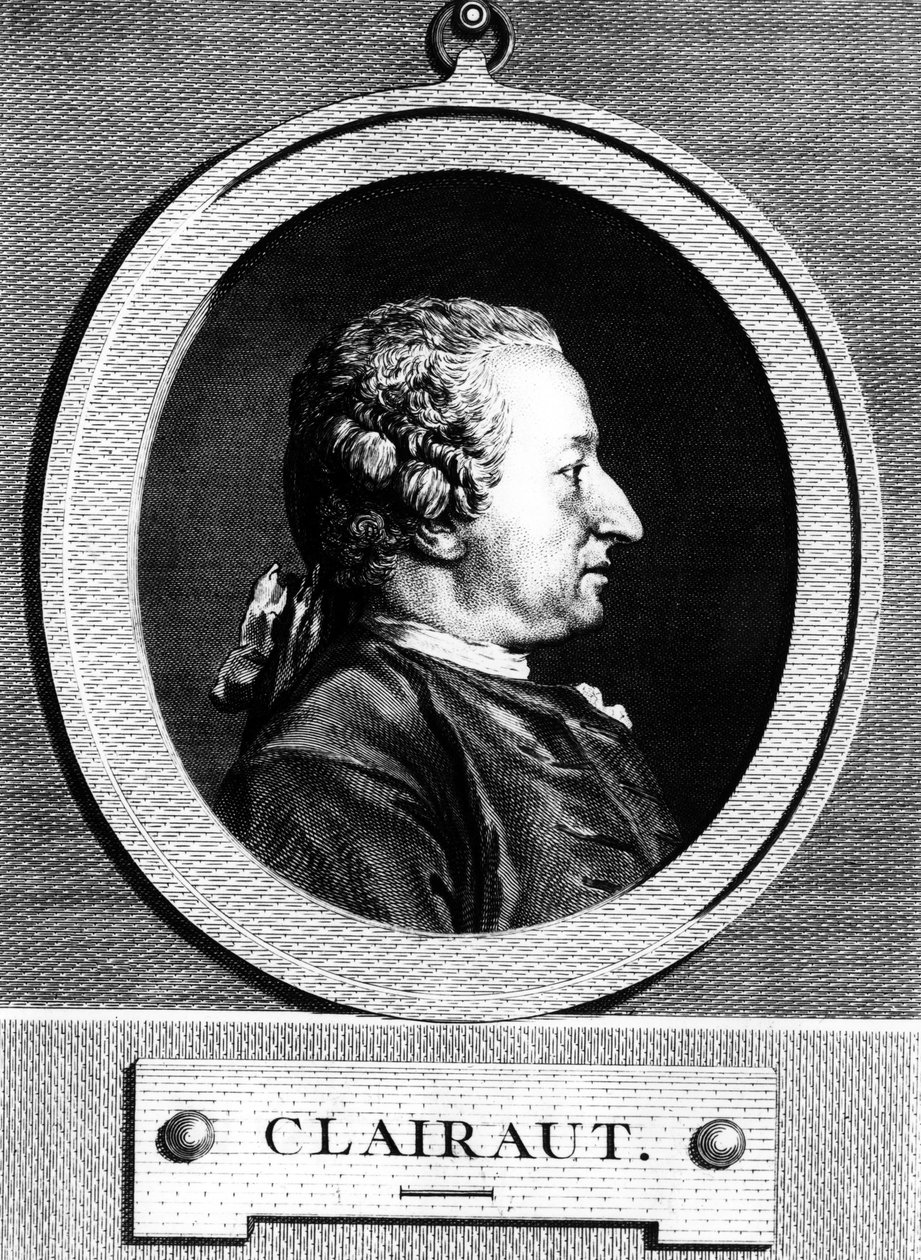 Portret van Alexis Claude Clairaut (1713-1765) Franse wiskundige. door Unknown artist