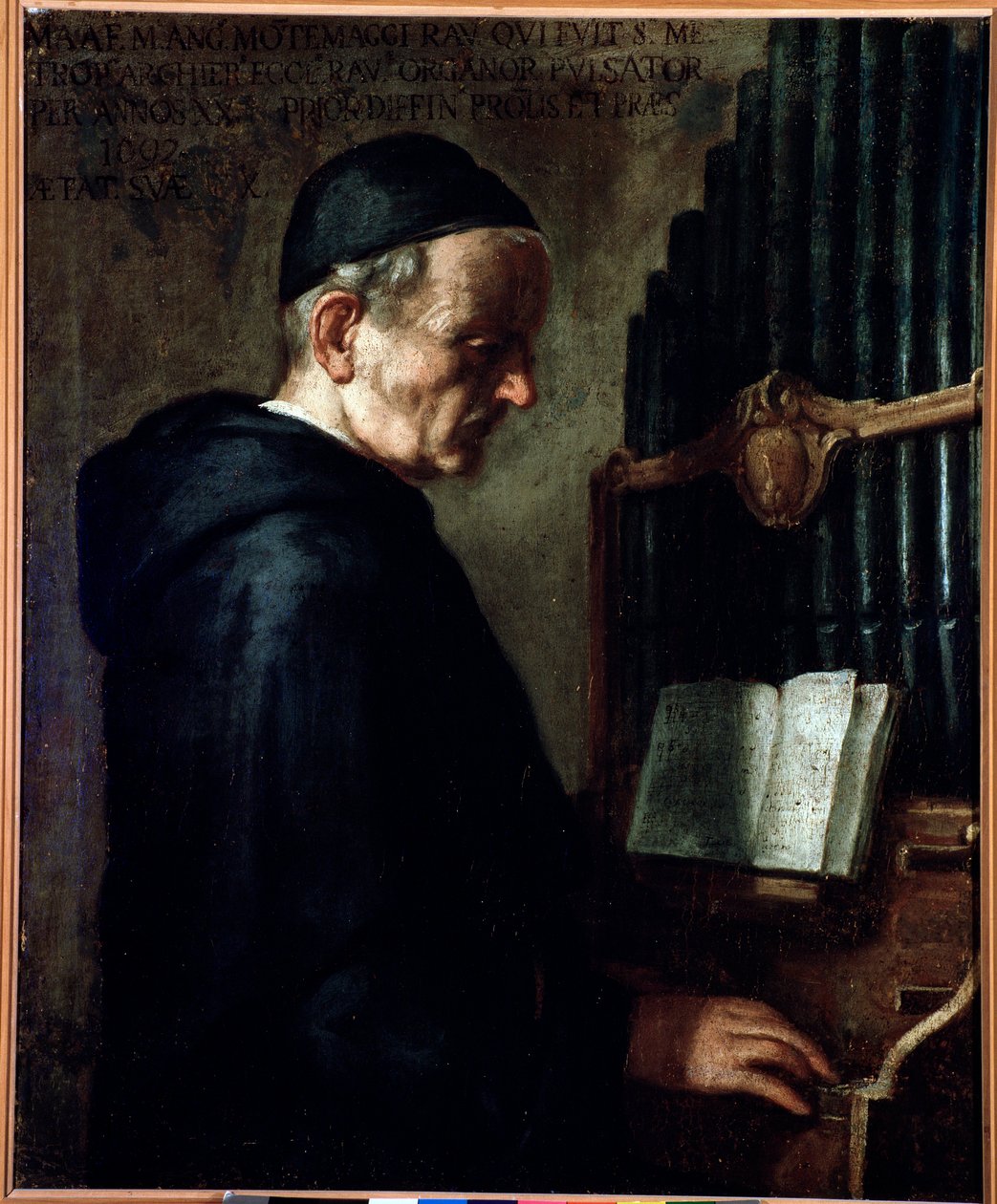 Portret van Angelo Montemaggi (schilderij) door Unknown artist