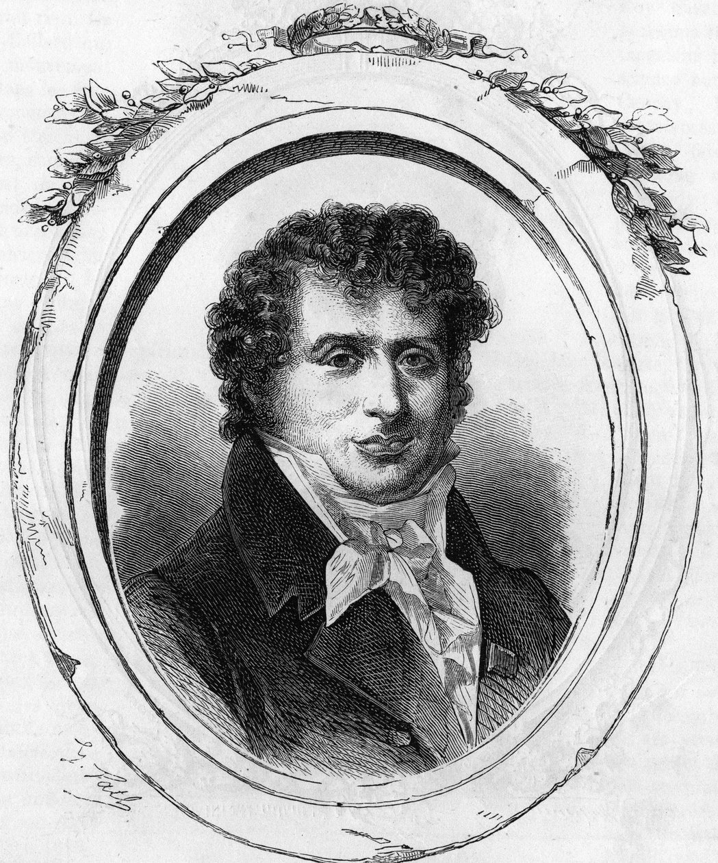 Portret van Antoine Desaugiers (1772-1827), Franse liedjesschrijver. door Unknown artist