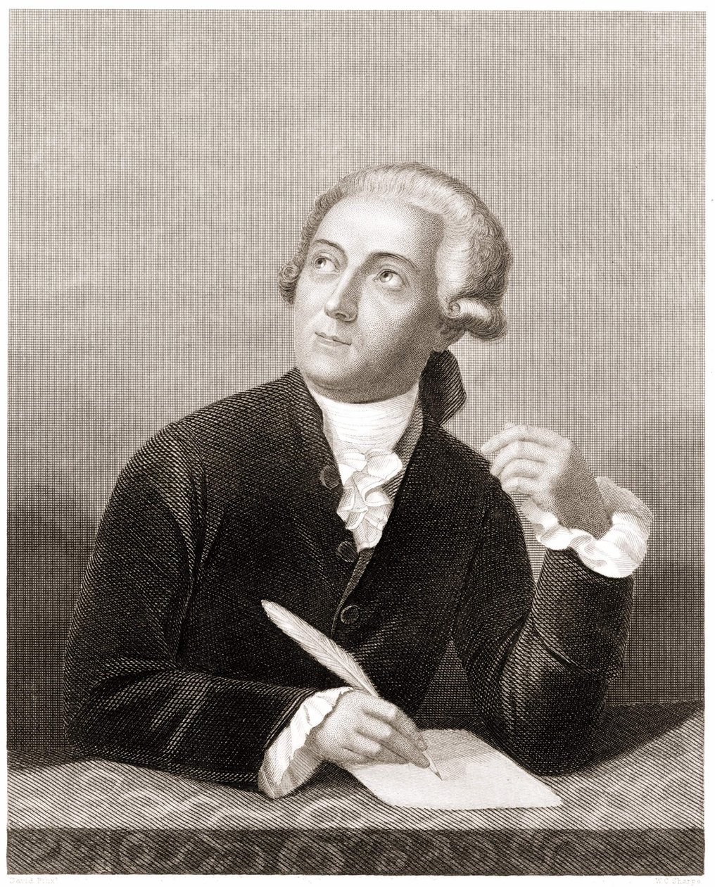 Portret van Antoine Laurent de Lavoisier (1743 - 1794) door Unknown artist
