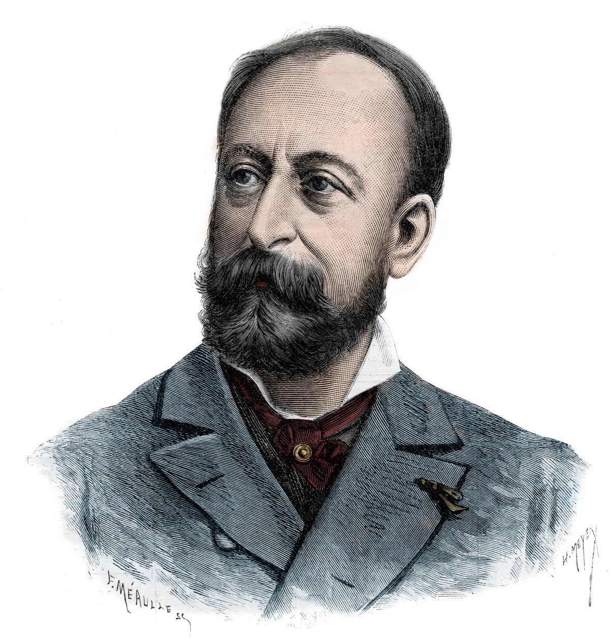 Portret van Camille Saint-Saëns door Unknown artist