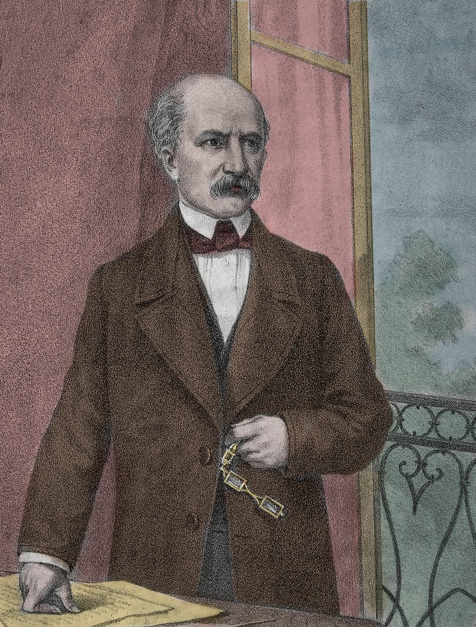 Portret van Carlo Cattaneo (1801-1869), Italiaanse patriot en filosoof door Unknown artist