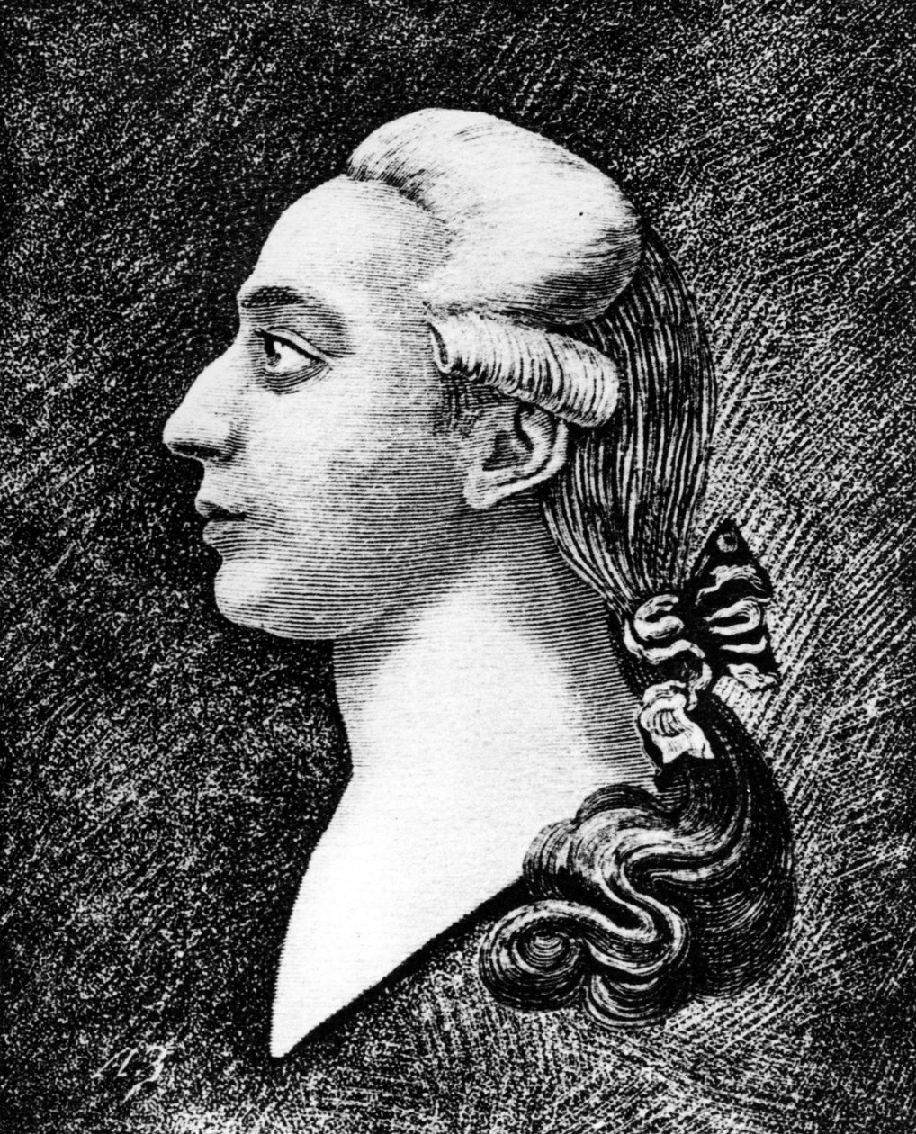 Portret van Casanova door Unknown artist