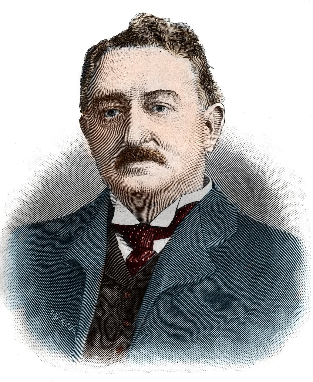 Portret van Cecil John Rhodes (1853-1902), Britse zakenman en koloniaal bestuurder door Unknown artist