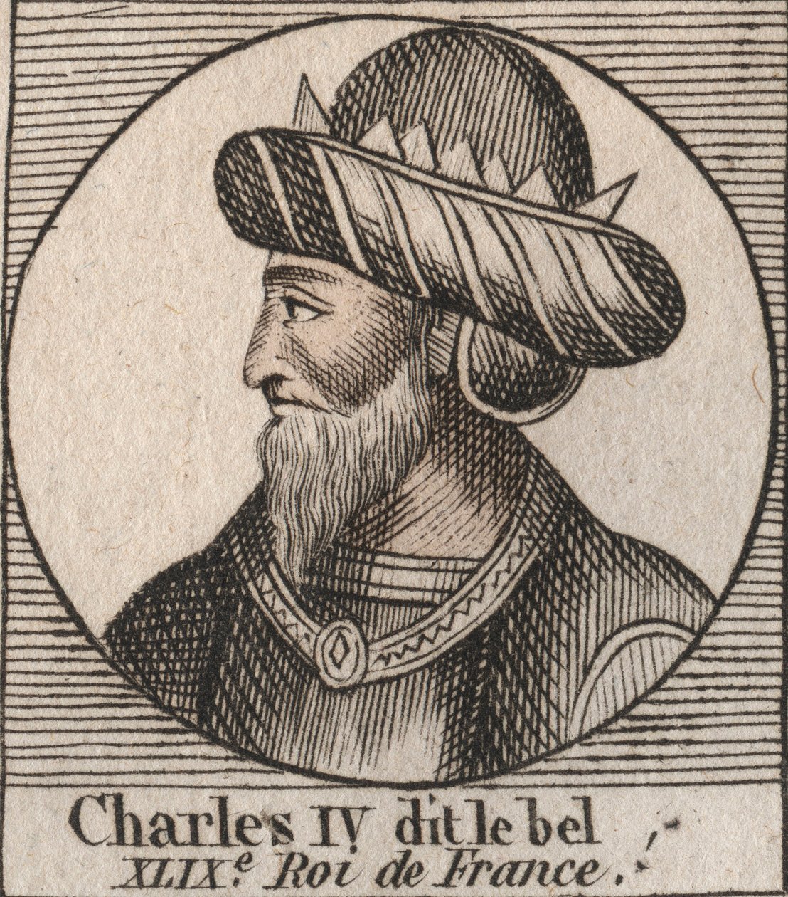 Portret van Karel IV de Schone door Unknown