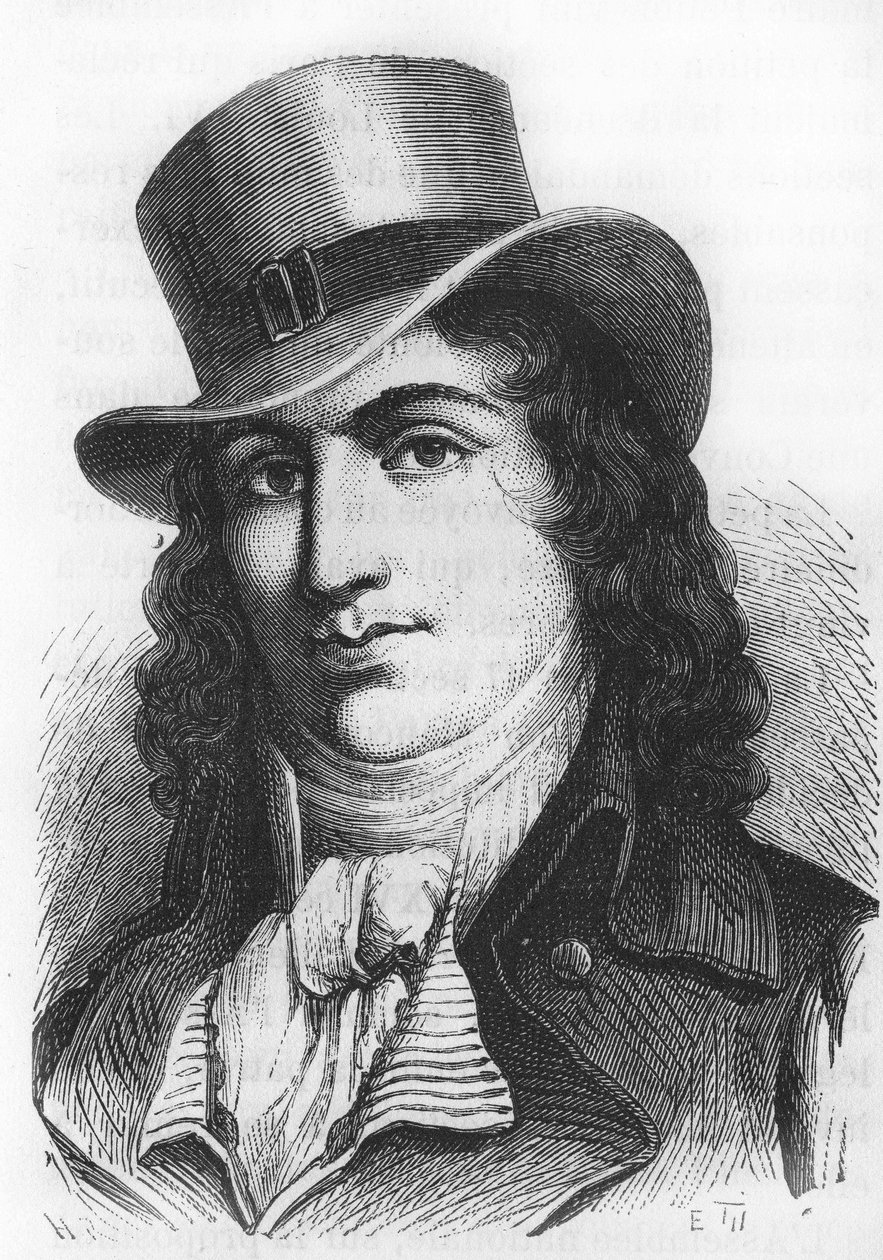 Portret van Charles Jean Marie Barbaroux (1767-1794), Franse politicus door Unknown artist