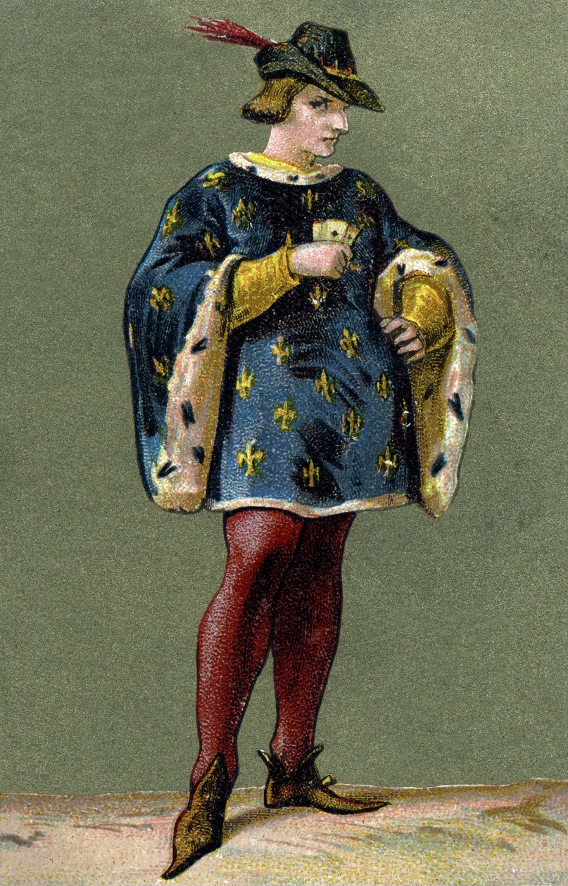 Portret van Karel VI (1368-1422), koning van Frankrijk door Unknown artist