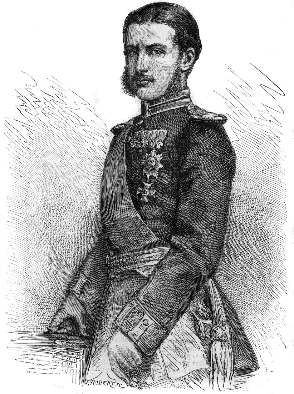 Portret van Charles de Hohenzollern (1839-1914), prins van Roemenië, later koning Charles I (Carol I) door Unknown artist