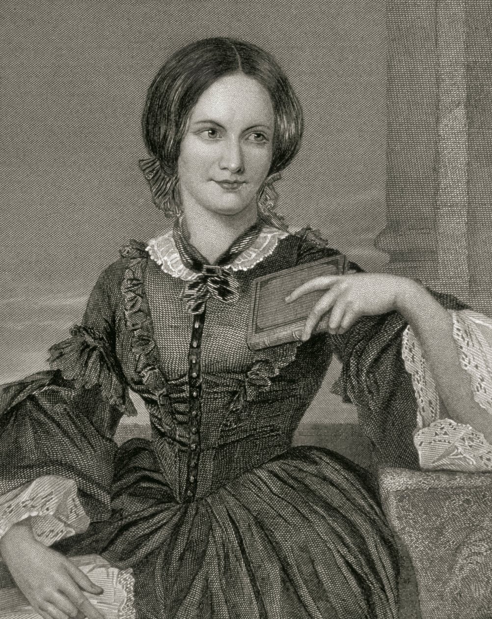 Portret van Charlotte Bronte door Unknown artist