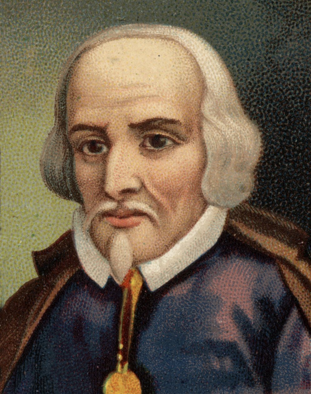 Portret van Don Pedro Calderon de la Barca (1600-1681), Spaanse dramatische dichter. door Unknown artist